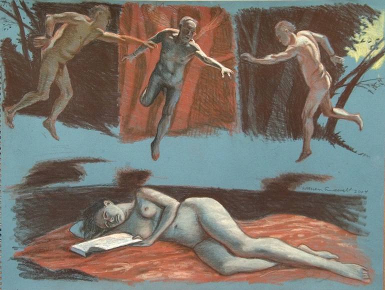 Original Figurative Other Painting by Warren Criswell