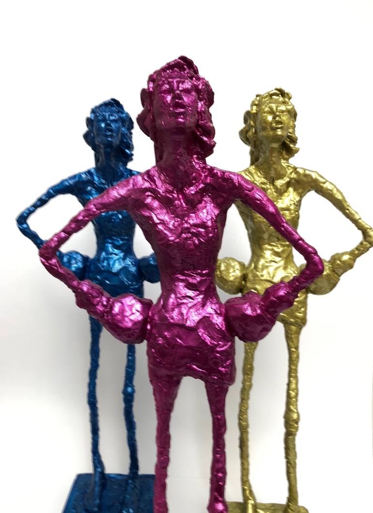 Original Expressionism Women Sculpture by Veronique Ouaknine