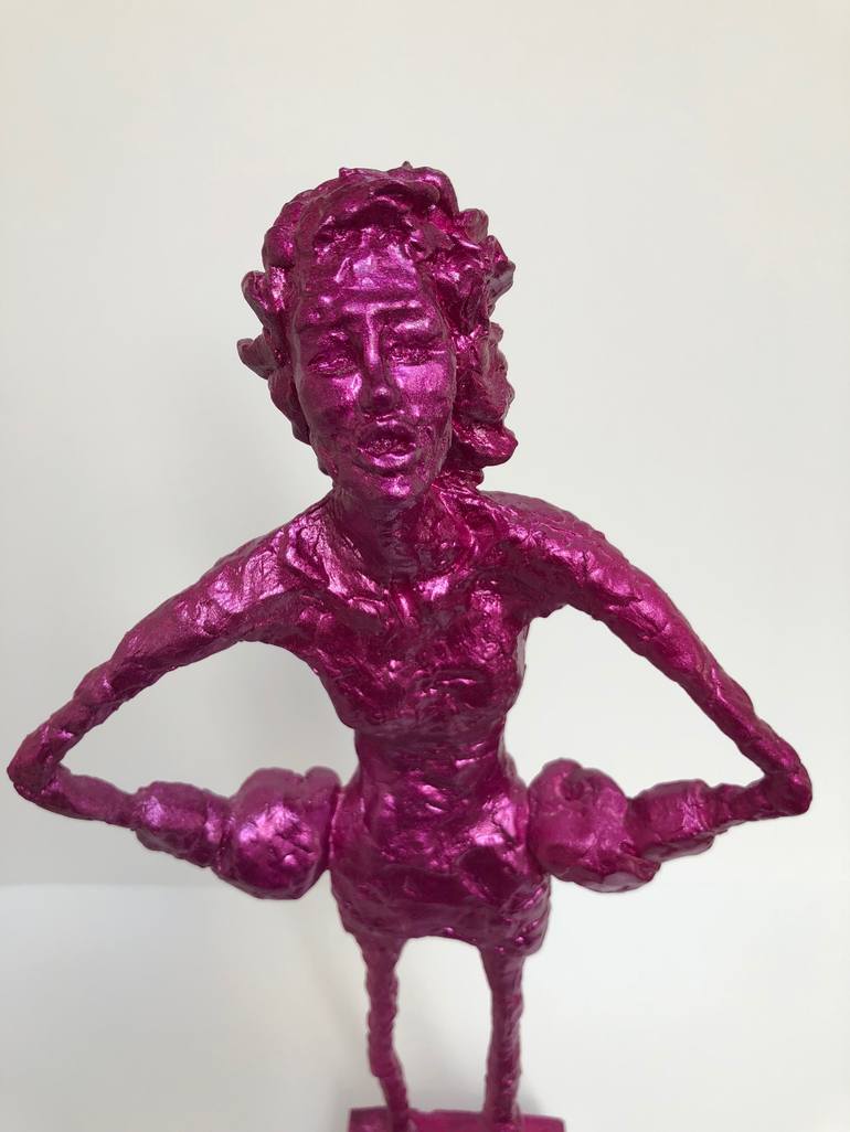 Original Expressionism Women Sculpture by Veronique Ouaknine