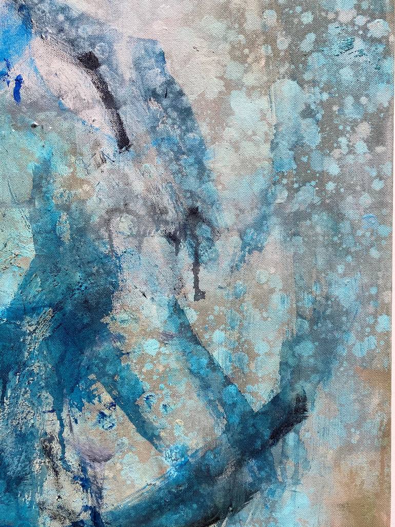 Original Abstract Expressionism Abstract Painting by Veronique Ouaknine