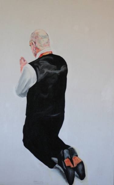 Portrait of an artis praying thumb