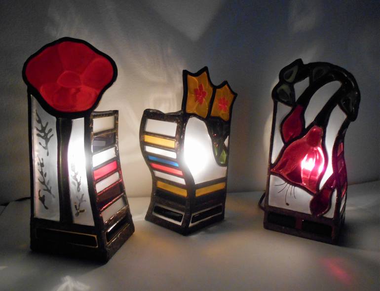 Original Modernism Botanic Sculpture by Riki Dubo