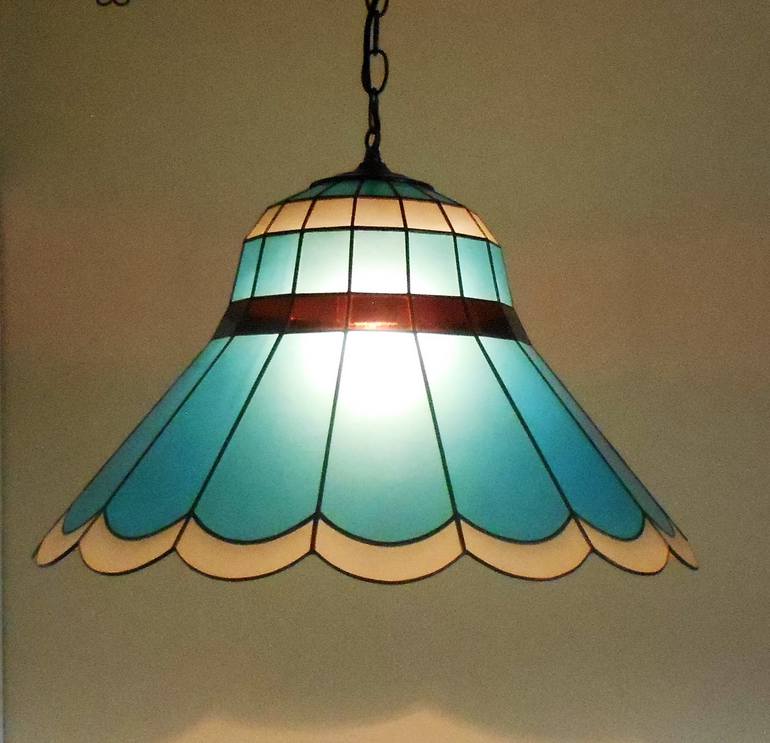 Original Art Deco Light Sculpture by Riki Dubo