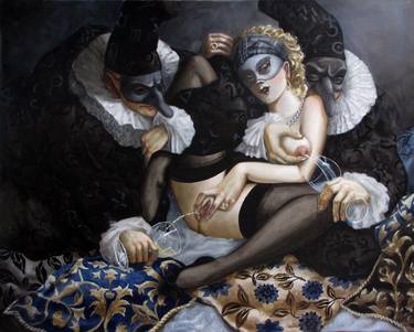 Original Erotic Paintings by Andrea Alciato