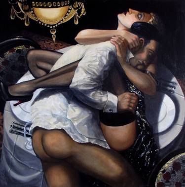 Original Erotic Paintings by Andrea Alciato