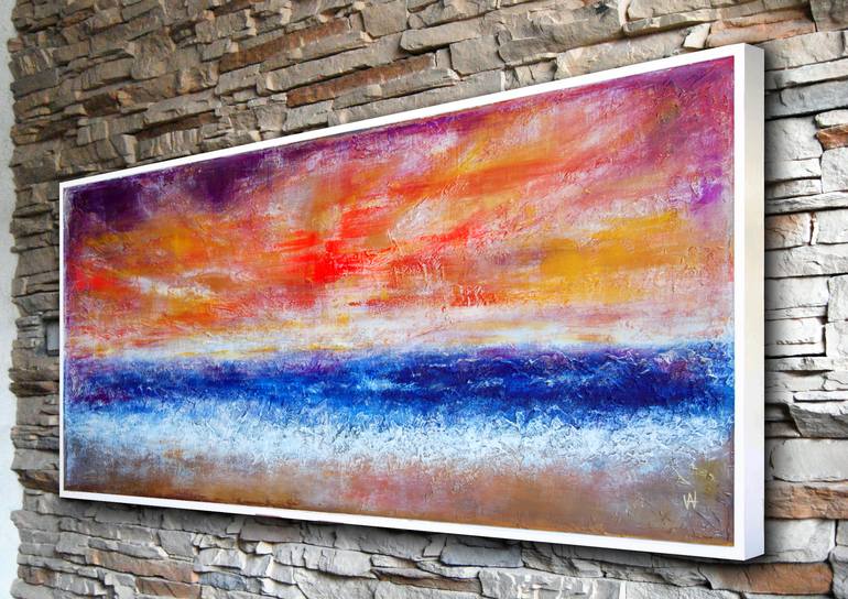 Original Fine Art Abstract Painting by Ada VAN