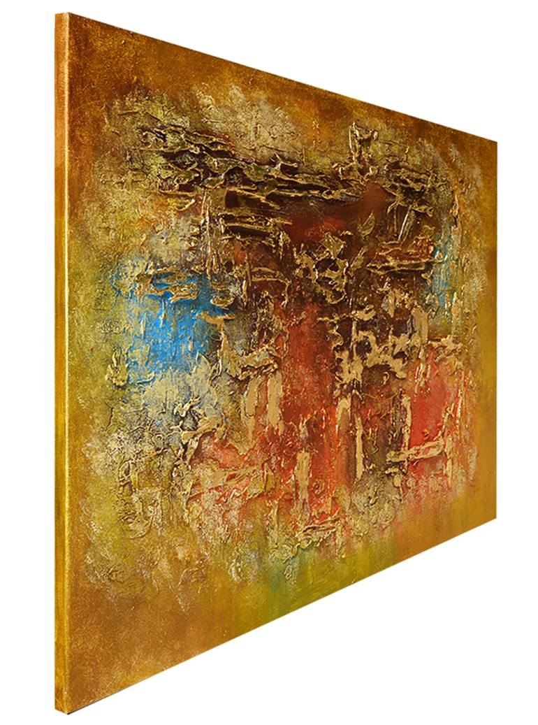 Original Fine Art Abstract Painting by Ada VAN