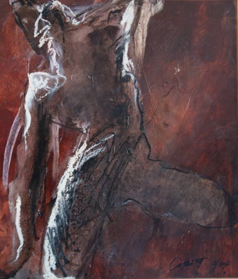 Original Abstract Nude Paintings by Marie Therese Cambon