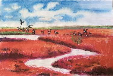 Print of Landscape Paintings by Ivana Knezevic