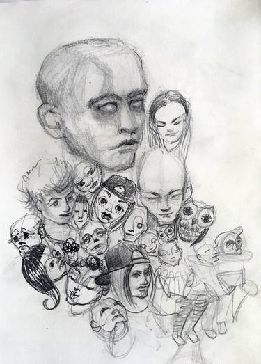 Print of Portrait Drawings by Ivana Knezevic