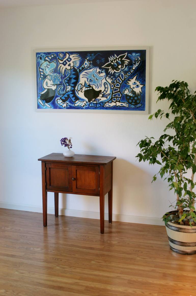 Original Contemporary Animal Painting by Jan Buchner