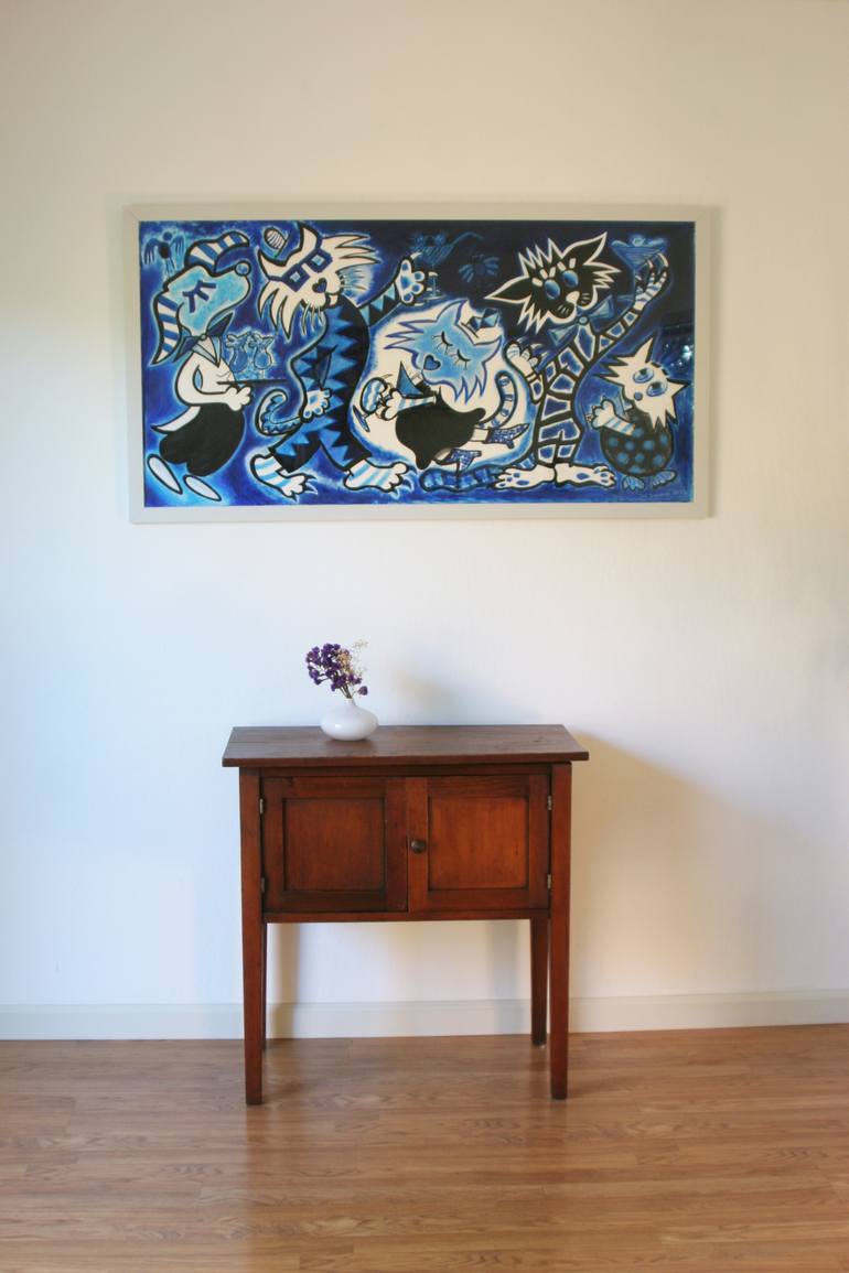 Original Contemporary Animal Painting by Jan Buchner