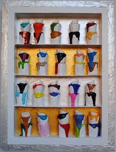 Original Pop Art Abstract Sculpture by Antonio Gallone