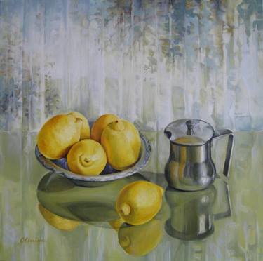 Original Expressionism Food & Drink Paintings by Elena Oleniuc