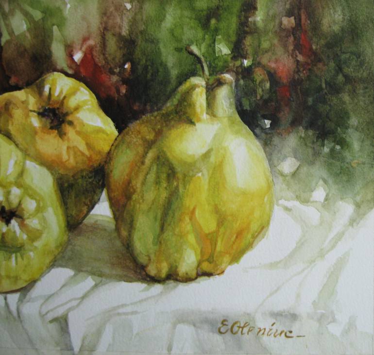 Original Expressionism Still Life Painting by Elena Oleniuc