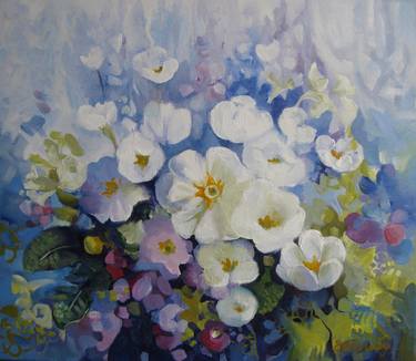 Print of Fine Art Floral Paintings by Elena Oleniuc