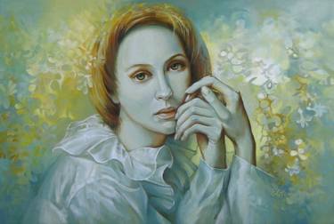 Print of Portrait Paintings by Elena Oleniuc