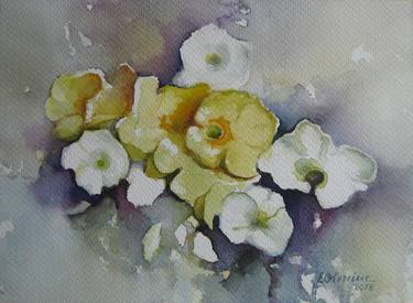 Original Fine Art Floral Paintings by Elena Oleniuc