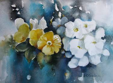 Original Floral Paintings by Elena Oleniuc