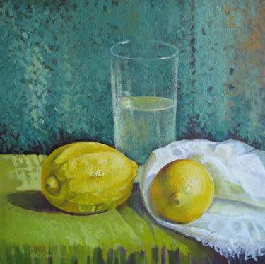 Original Fine Art Still Life Paintings by Elena Oleniuc