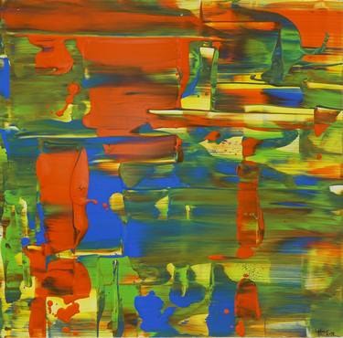 Original Abstract Expressionism Abstract Paintings by Le Nam Tran