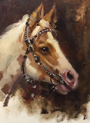 Original Impressionism Horse Paintings by Mostafa Keyhani