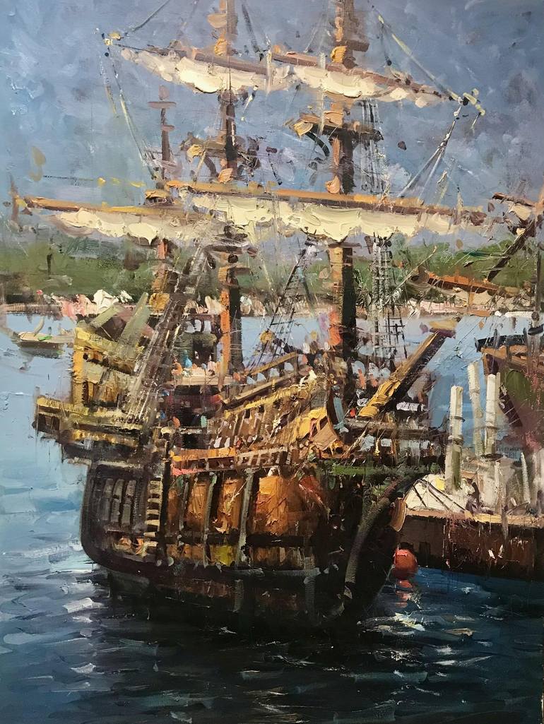 Dark Brown Acrylic Paint - Historic Ships