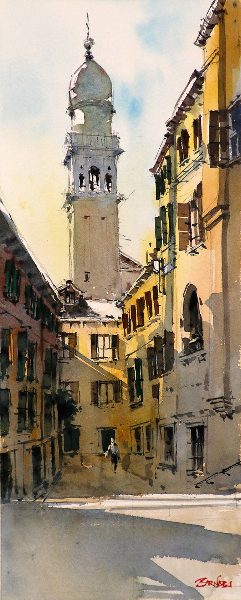 Venezia, San Pantalon Painting by Barnaba Salvador Saatchi Art India