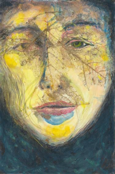 Original Expressionism Portrait Paintings by Kathy Shankar