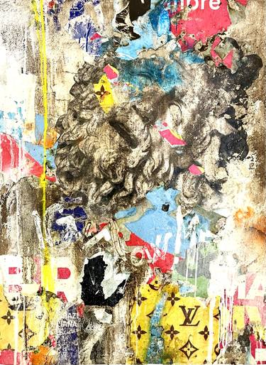 Print of Graffiti Collage by Carlo Inglese