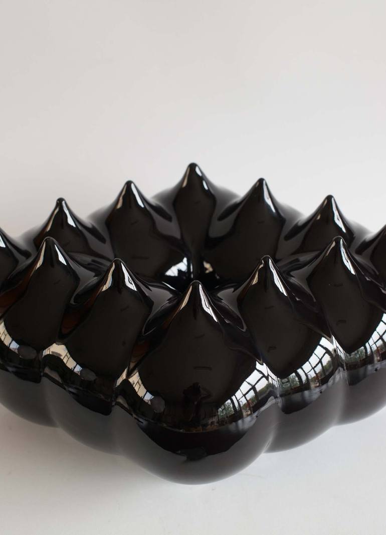 Original Abstract Geometric Sculpture by Vasile CăTăRăU