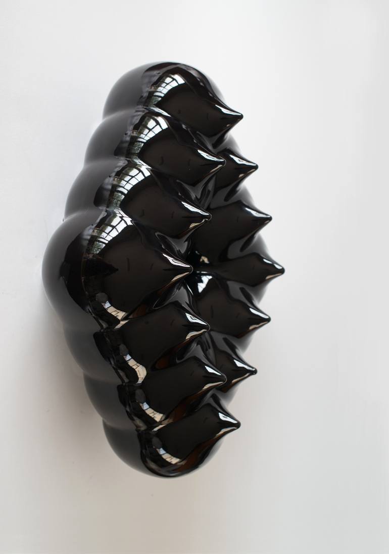 Original Abstract Geometric Sculpture by Vasile CăTăRăU