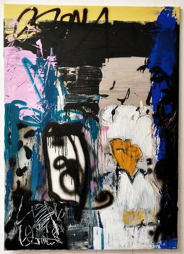 Original Abstract Expressionism Abstract Painting by Geo Vidal