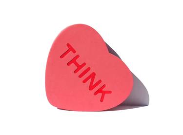 THINK, HEART SCULPTURE - Limited Edition of 150 thumb