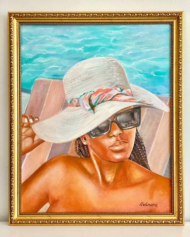 Original Fine Art Portrait Paintings by Gulnara Artist