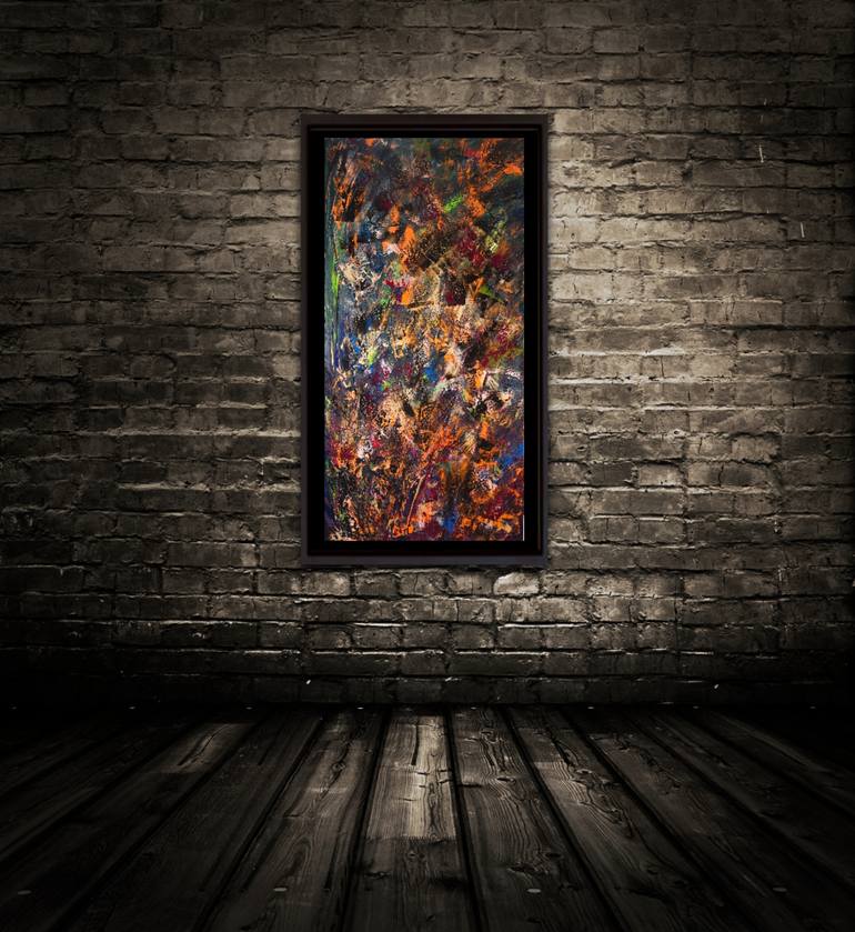 Original Abstract Expressionism Abstract Painting by Fátima Sardinha