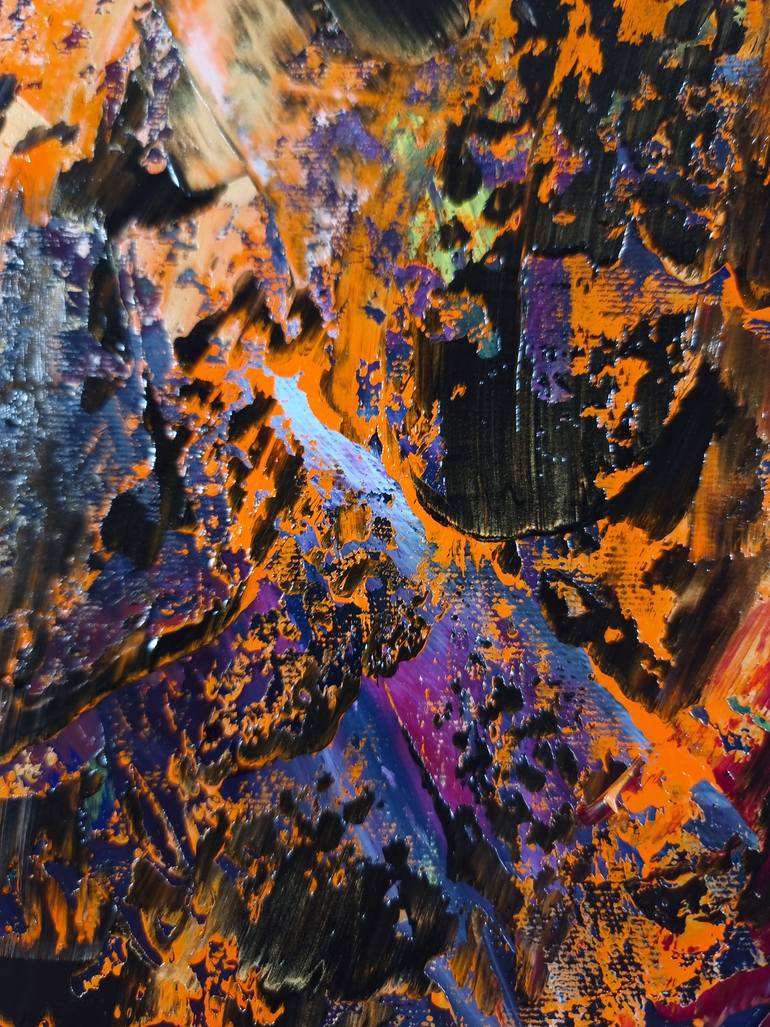 Original Abstract Expressionism Abstract Painting by Fátima Sardinha