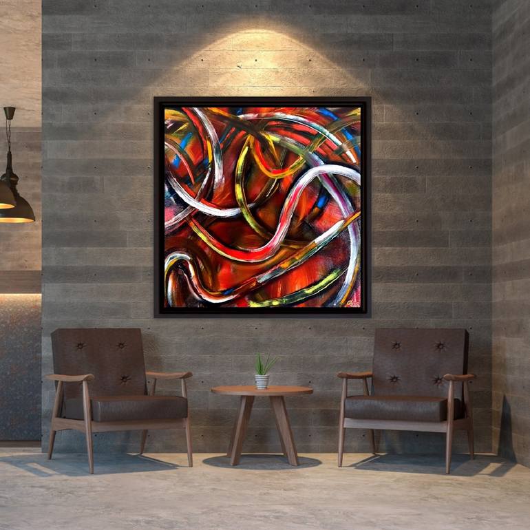 Original Abstract Painting by Fátima Sardinha