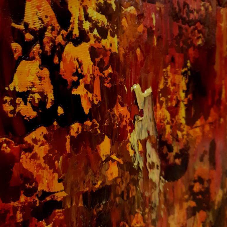 Original Abstract Expressionism Abstract Painting by Fátima Sardinha