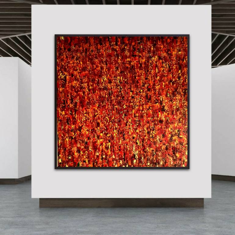 Original Abstract Expressionism Abstract Painting by Fátima Sardinha