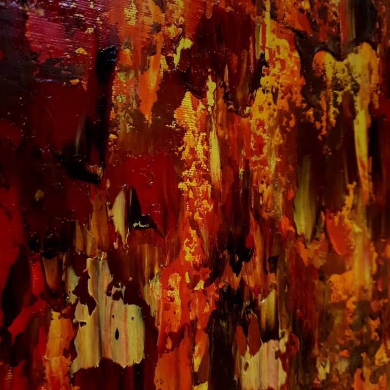 Original Abstract Expressionism Abstract Painting by Fátima Sardinha