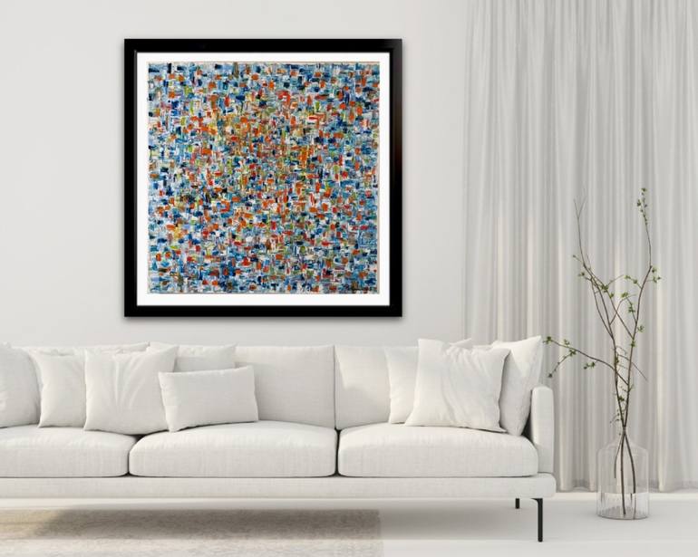 Original Abstract Expressionism Abstract Painting by Fátima Sardinha