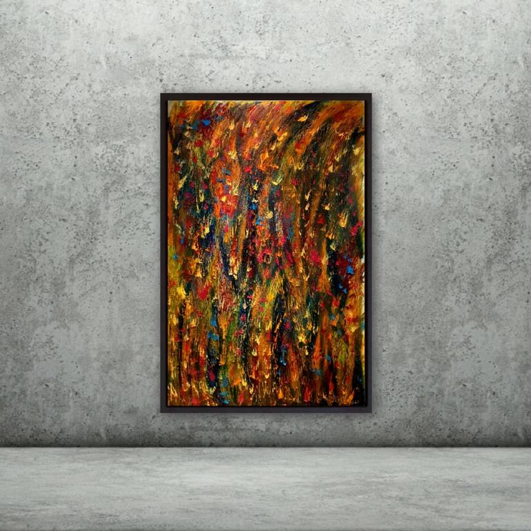 Original Abstract Expressionism Abstract Painting by Fátima Sardinha