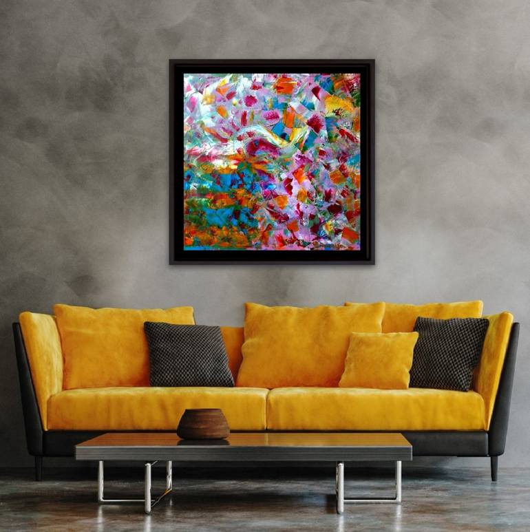 Original Abstract Expressionism Abstract Painting by Fátima Sardinha