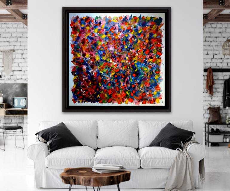 Original Abstract Expressionism Abstract Painting by Fátima Sardinha