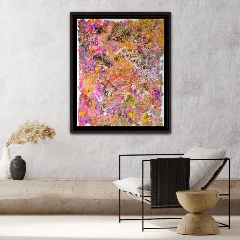 Original Abstract Expressionism Abstract Painting by Fátima Sardinha