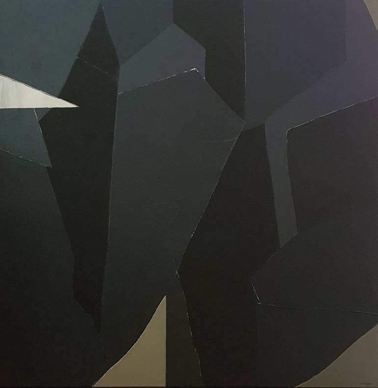 Original Abstract Painting by Holly Playford  Abstract Art on Canvas  DOMINO