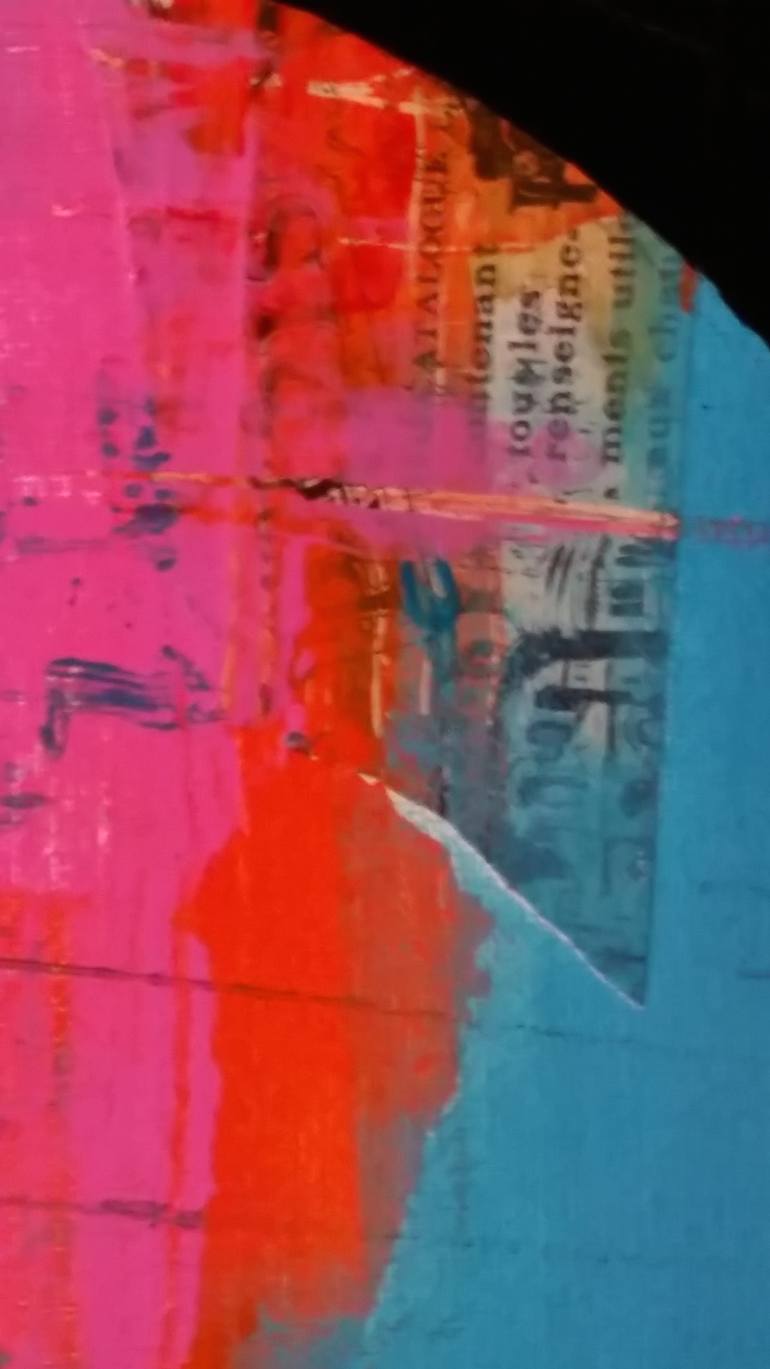 Original Abstract People Painting by Holly Playford