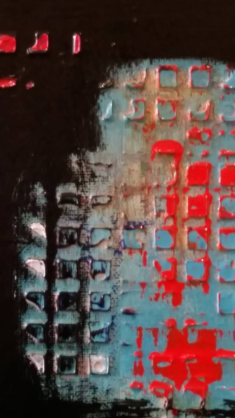 Original Abstract People Painting by Holly Playford