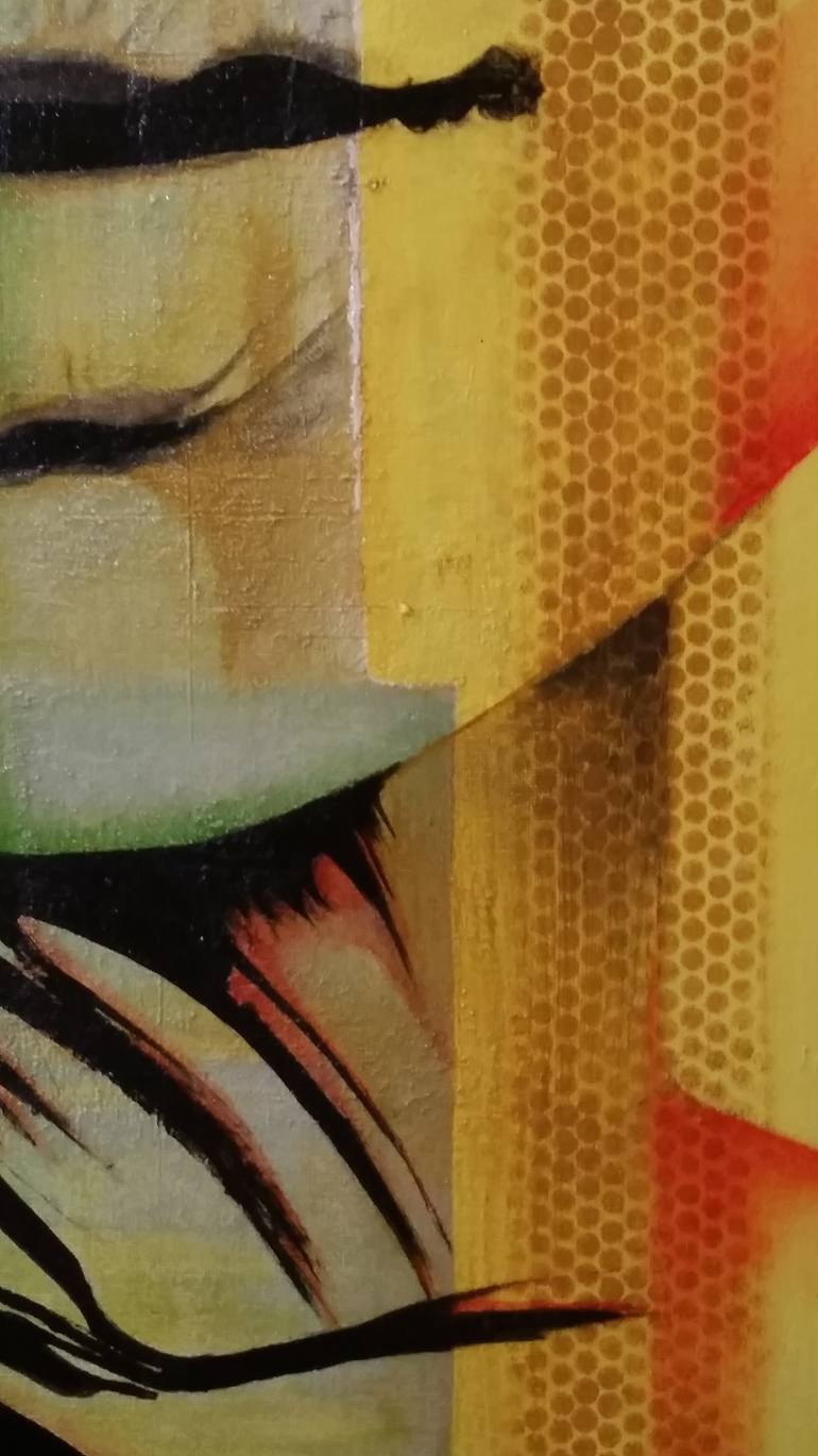 Original Abstract People Painting by Holly Playford